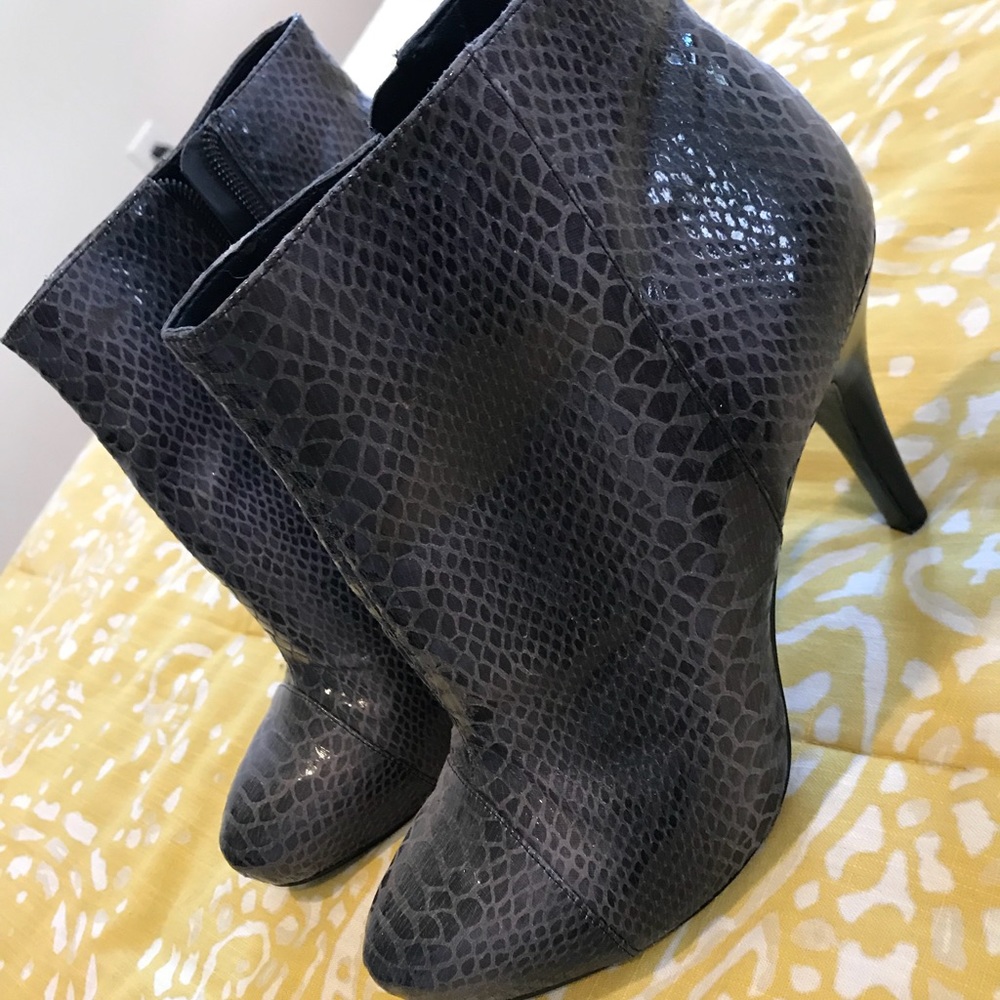 Snake skin boots